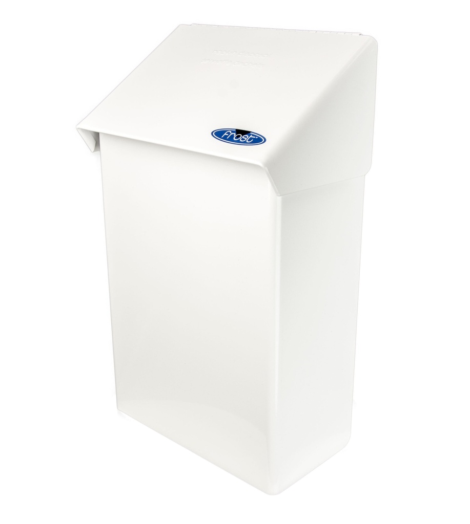 Frost Products poubelle murale pour serviettes hygiéniques, époxy blanc