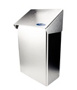 Frost Products poubelle murale pour serviettes hygiéniques, acier inoxydable brossé