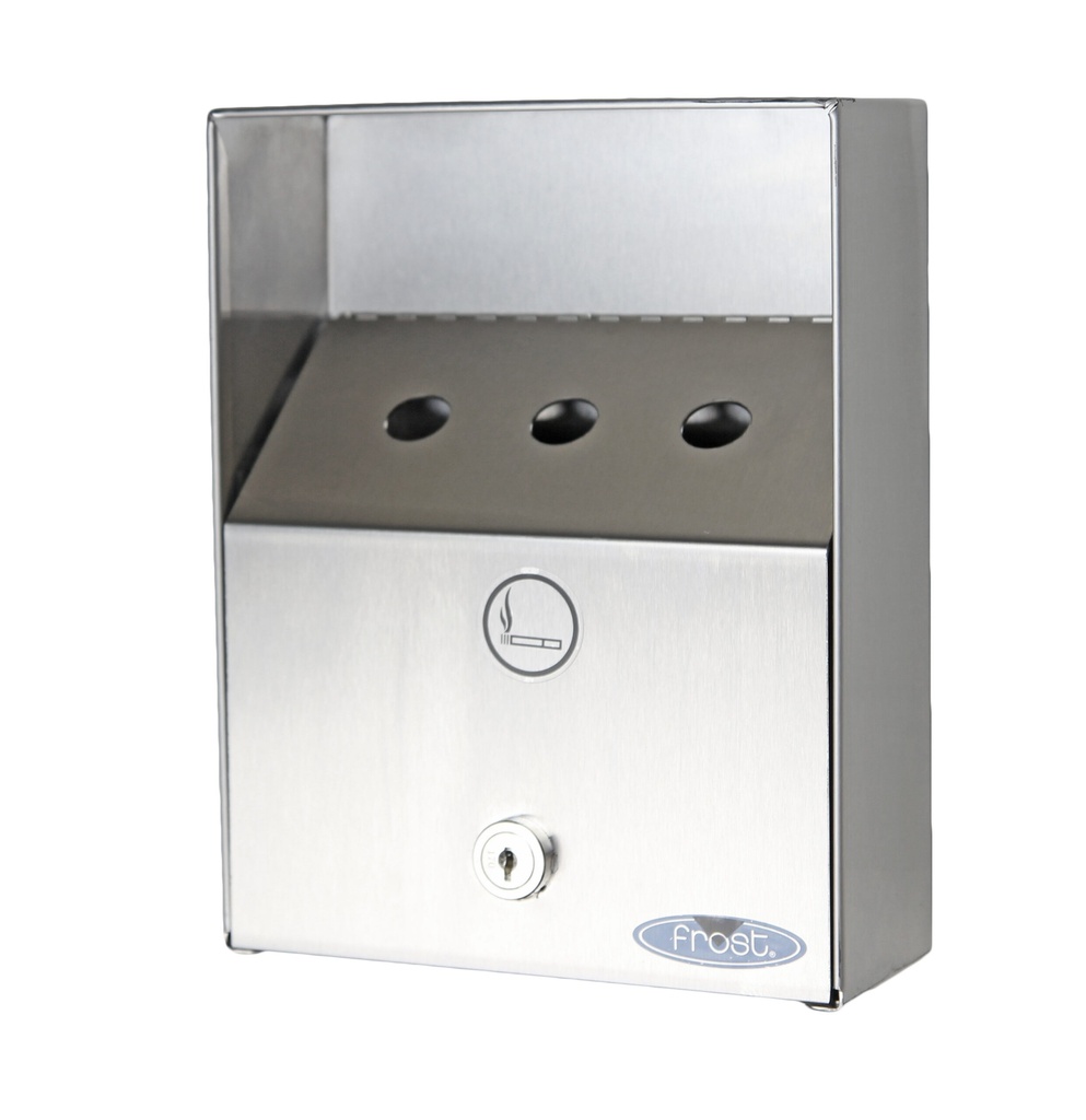 Frost Products Outdoor Ashtray, Brushed Stainless Steel, 1 L
