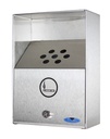 Frost Products Outdoor Ashtray, Brushed Stainless Steel, 3.3 L