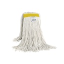 Globe Commercial Cot-Pro vadrouille humide en coton, brins coupés, bande étroite, 24 oz