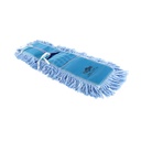 Globe Commercial Pro-Stat Dust Mop with Ties, Blue, 24" x 5"
