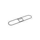 Globe Commercial cadre à enclenchement pour vadrouille à épousseter, 36 po x 5 po