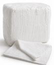 Globe Commercial serviette en ratine, blanche, 16 po x 19 po, caisse de 60
