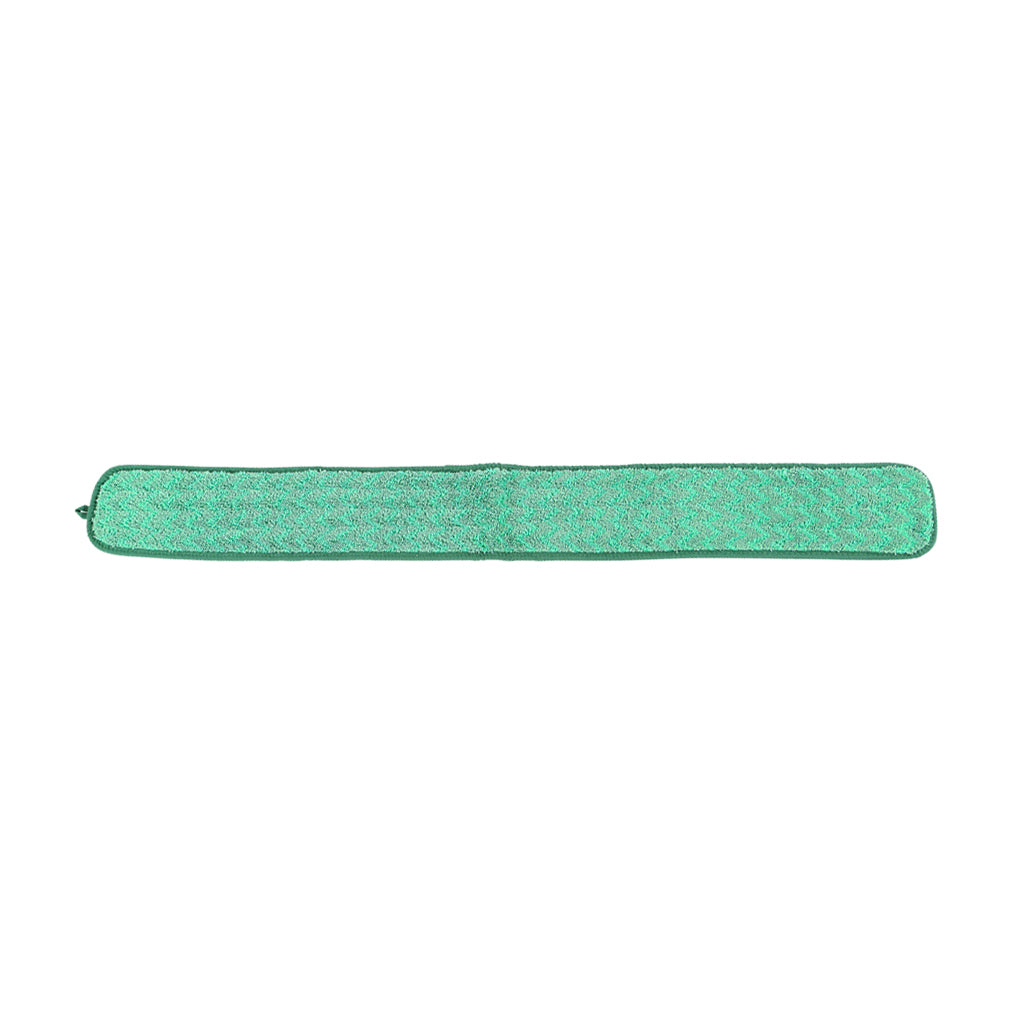 Globe Commercial tampon plat en microfibre pour vadrouille sèche, vert, 48 po