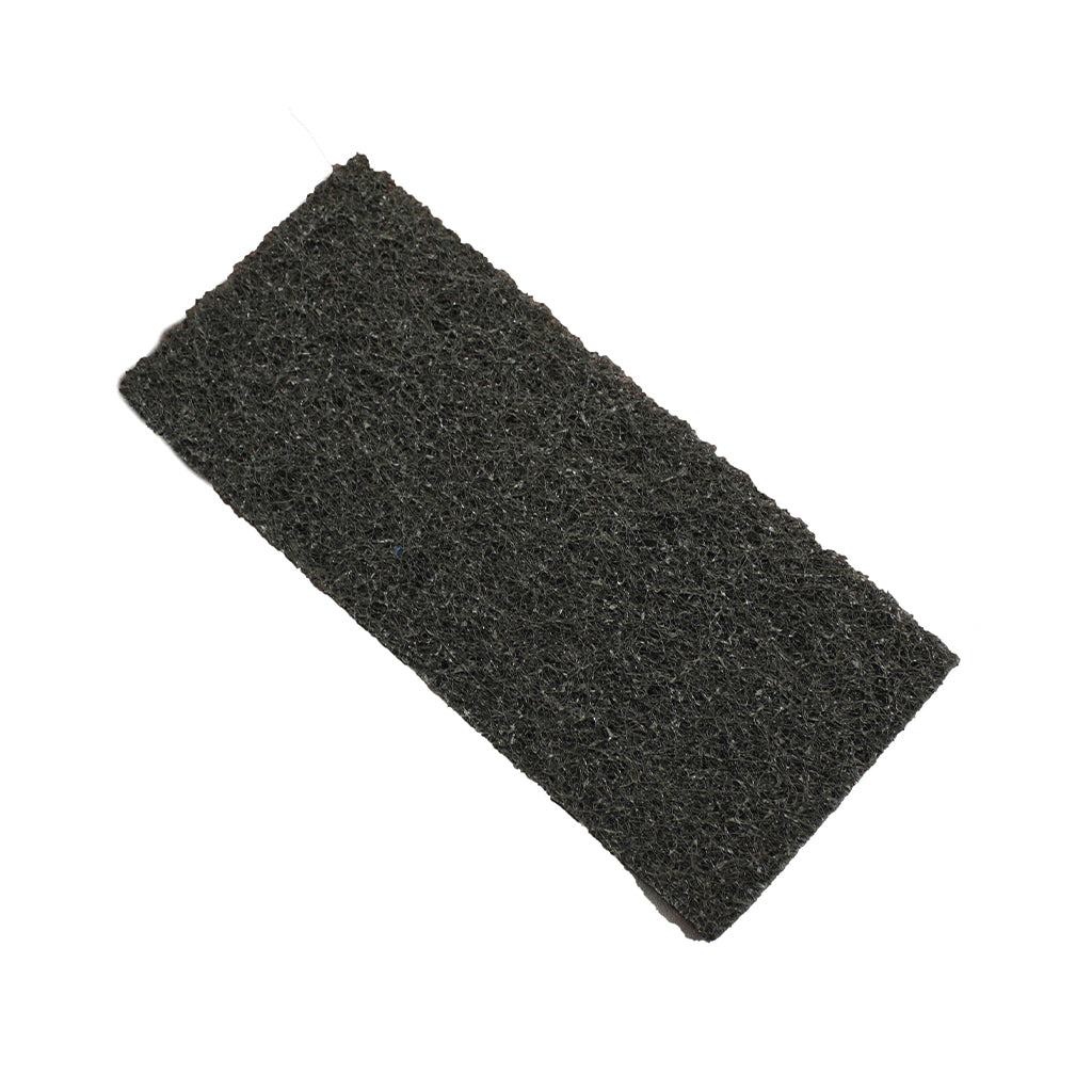 Globe Commercial Heavy-Duty Utility Scrub Pad, Black