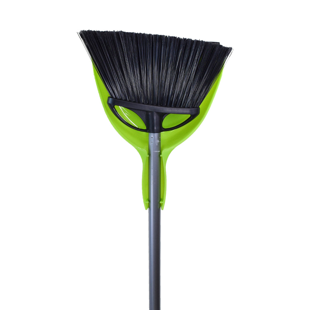 Globe Commercial ensemble balai à angle de 10 po et porte-poussière E-Z Clean de 9 po
