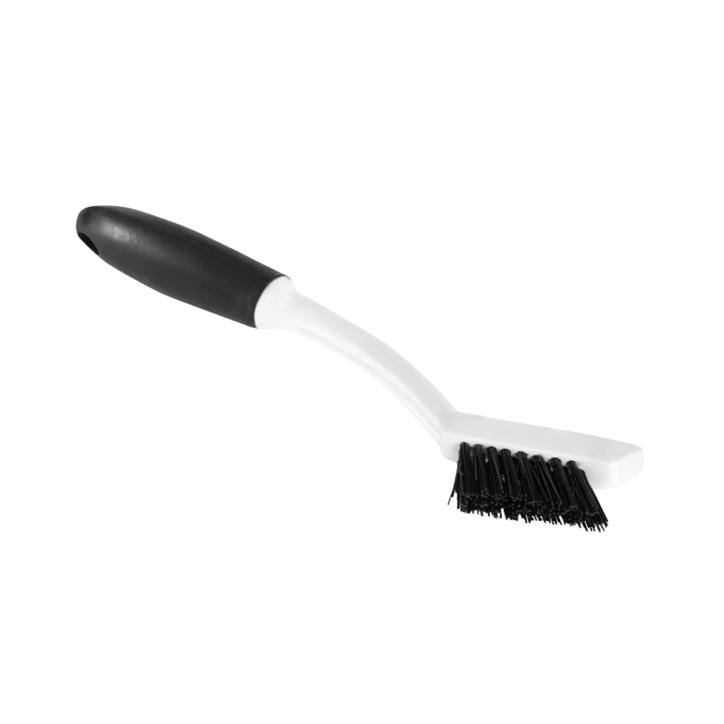 Globe Commercial Tile and Grout Brush with Soft-Grip Handle, 9"