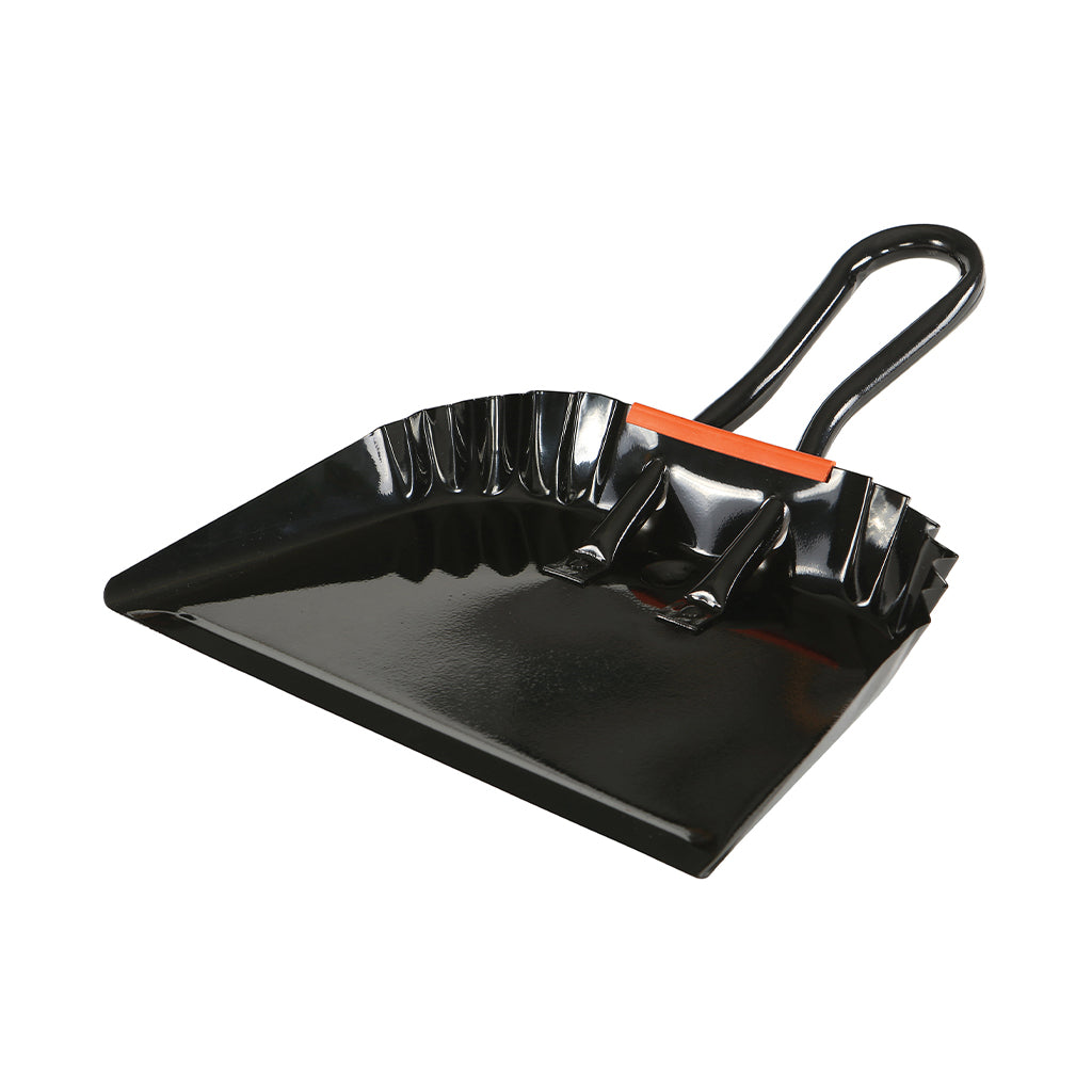 Globe Commercial porte-poussière en métal, noir, 12 po