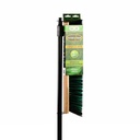 Globe Commercial Pathfinder tête de balai-poussoir à coupe latérale, poils moyens, vert et noir, 24 po
