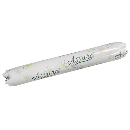 Globe Commercial Tampons Assure réguliers, applicateur en plastique, emballés individuellement pour distributrice, caisse de 500