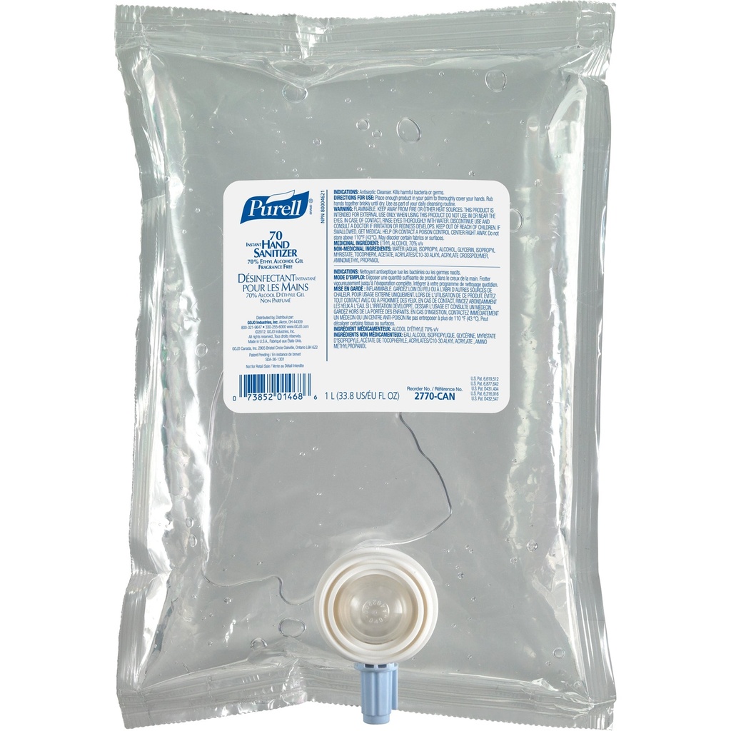 Purell Advanced Hand Sanitizer Gel, NXT 1000 mL Refill