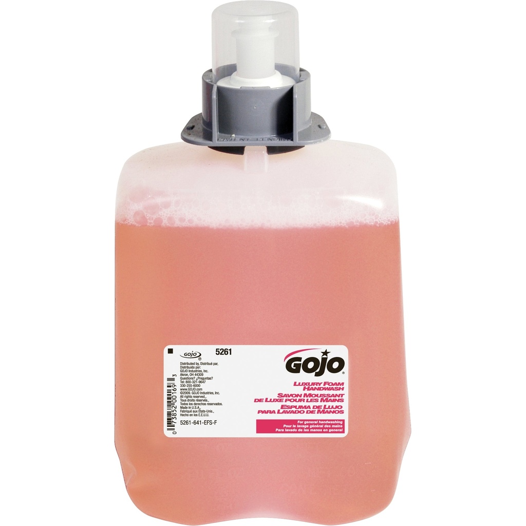 GOJO Luxury Foam Hand Wash, Cranberry, FMX-20 2000 mL Refill