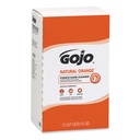 GOJO Nettoyant pour les mains à la pierre ponce Natural Orange, recharge de 2 L