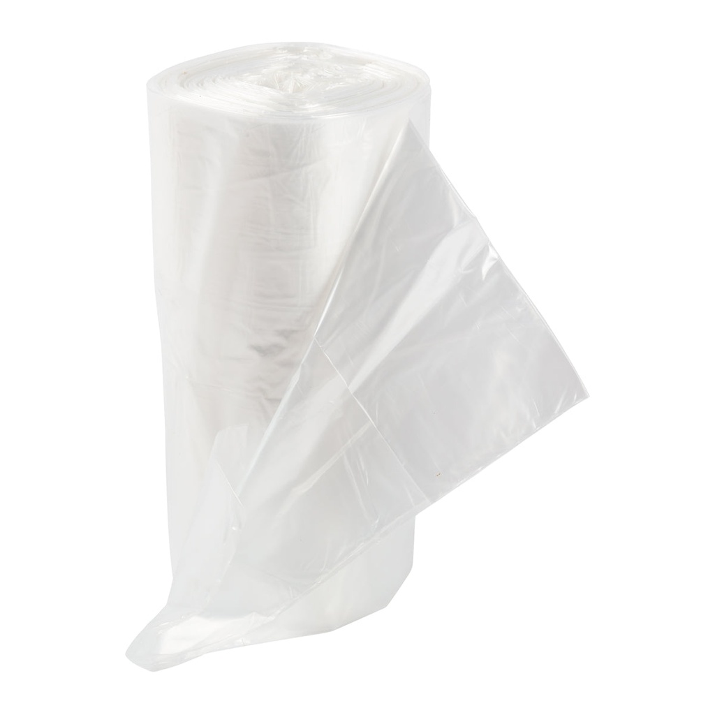 Garbage Bags, 20 x 22 in, Clear, Case of 500