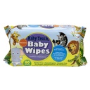 Hospeco Baby Touch Baby Wipes, Unscented, Case of 24 x 80