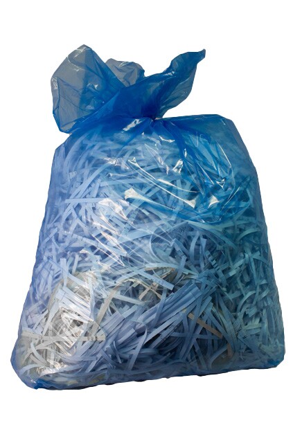 Imaflex Garbage Bags, 35 x 48 in, Extra Heavy-Duty, Blue, Case of 100