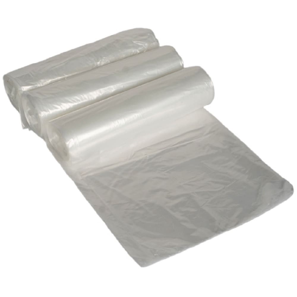 Imaflex Garbage Bags, 50 x 50 in, Heavy-Duty, Clear, Case of 100