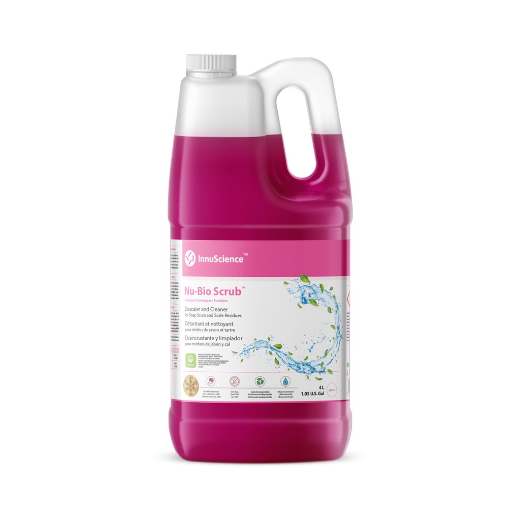 Innu-Science Nu-Bio Scrub Scale and Soap Scum Remover, Concentrated, 900 mL