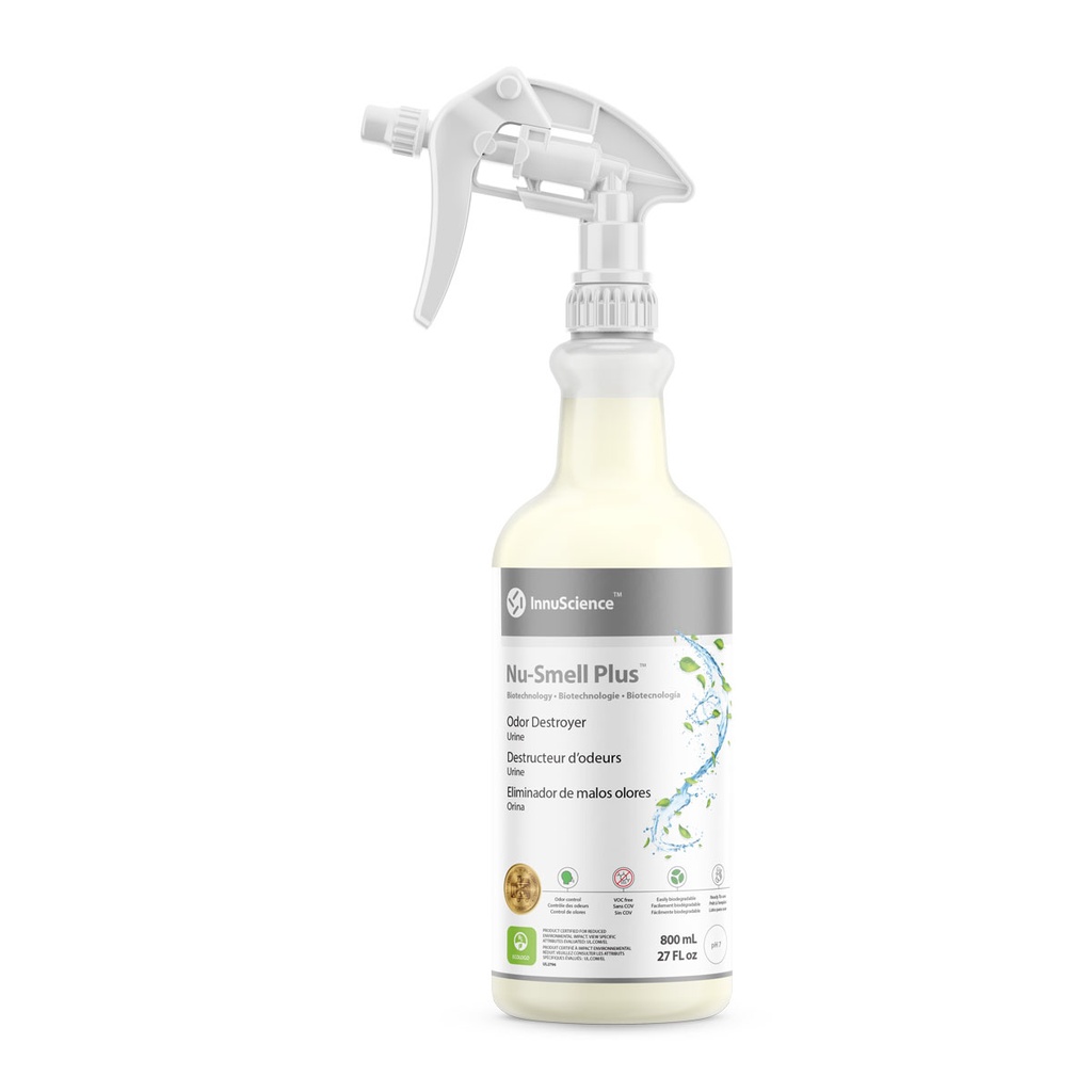 Innu-Science Nu-Smell Plus Urine Odour Eliminator, 800 mL