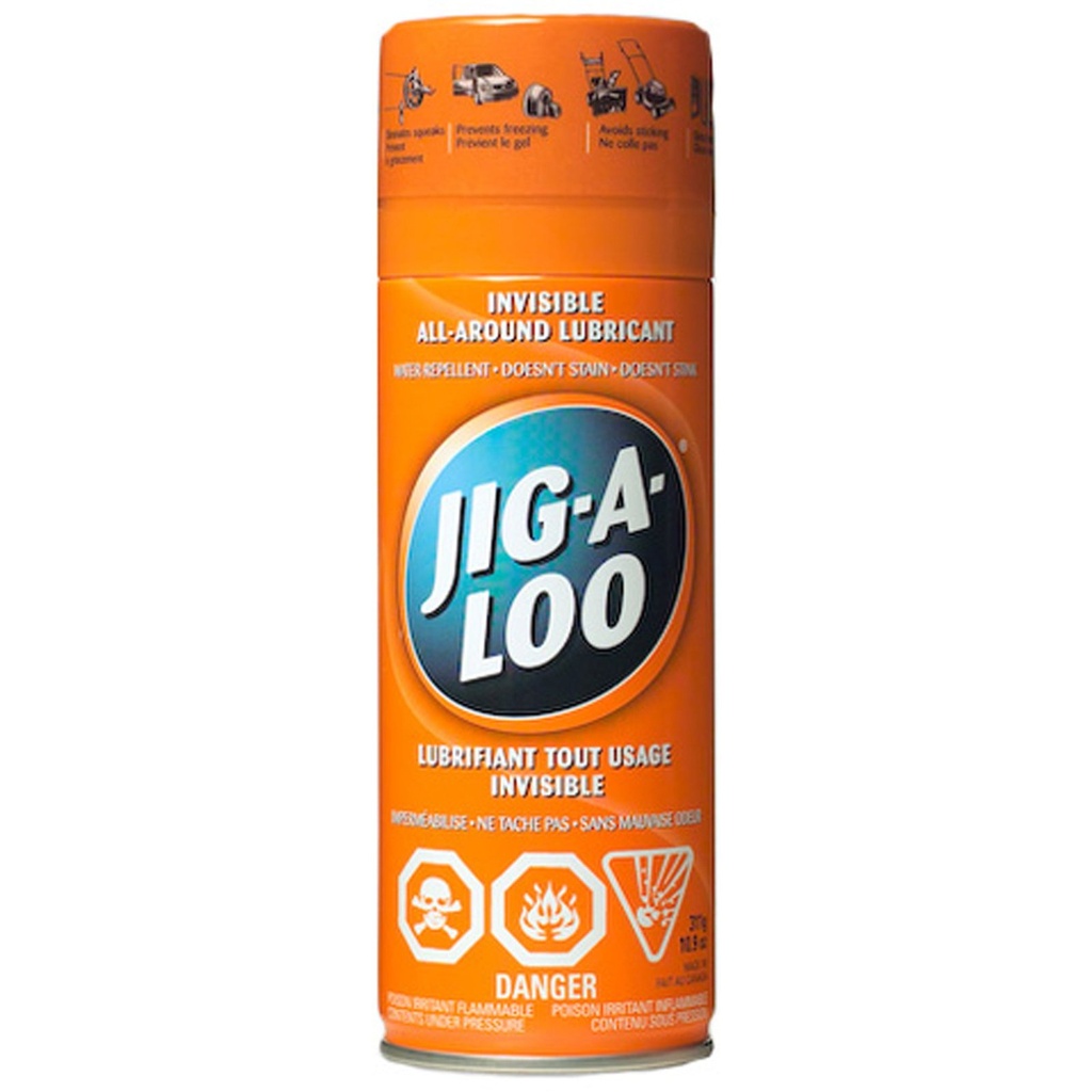 Jig-A-Loo Lubrifiant au silicone invisible, 155 g