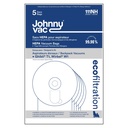 Johnny Vac Sacs d'aspirateur microfiltre HEPA pour Ghibli T1, ronds, paquet de 5