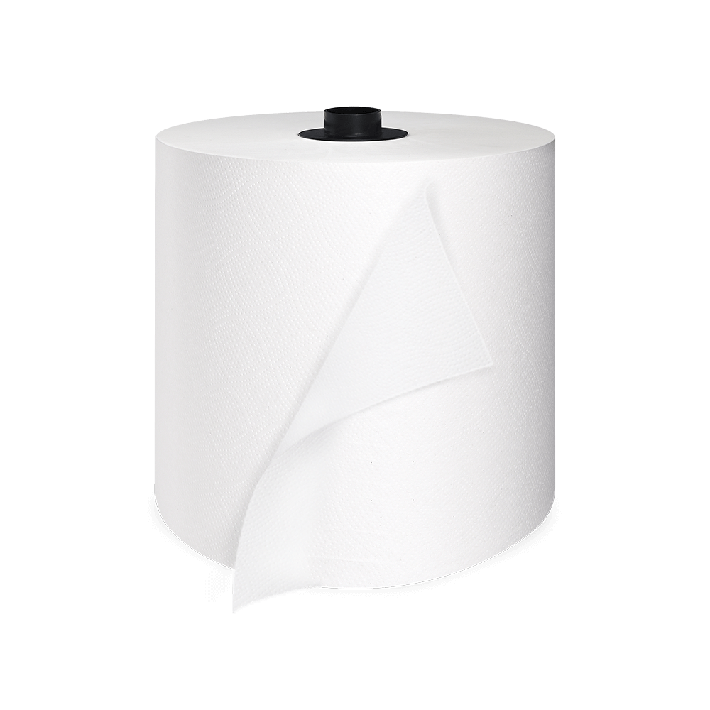 Kruger Products Essuie-mains en rouleau White Swan, 8 po x 800 pi, caisse de 6