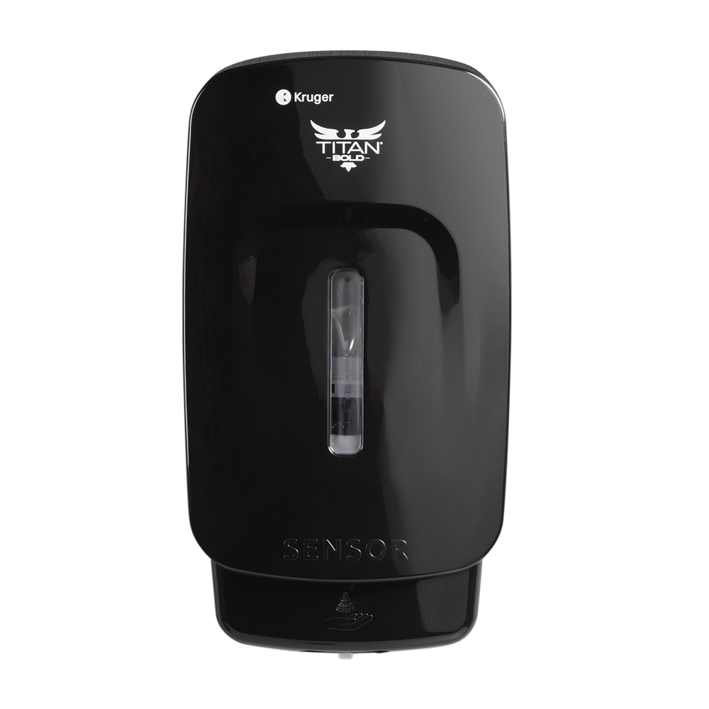 Kruger Products Titan Bold Automatic Foam Hand Soap Dispenser, Black