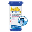 Lawrason's 3-Way Pool Test Strips, Chlorine or Bromine, Alkalinity and pH, Tube of 50