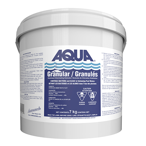 Lawrason's Aqua Dichlor Stabilized Chlorine Granules, 20 kg
