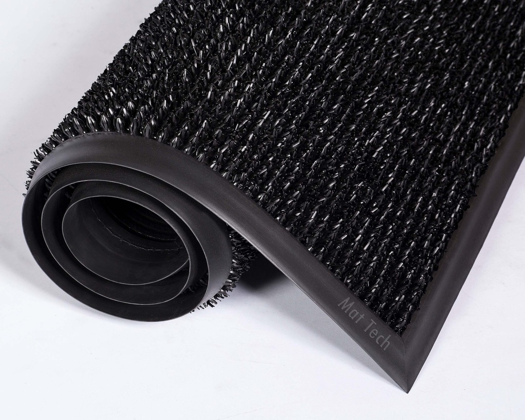 Matting Technology Astro-Plus Custom Mat with Border, 3 ft Wide, Black, Sold per Linear Inch