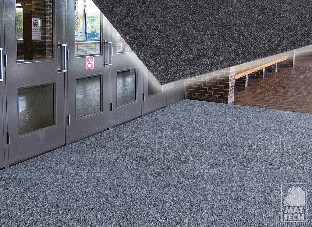 Matting Technology Tapis sur mesure Dura Dot, largeur de 2 m, beige, vendu au pouce linéaire