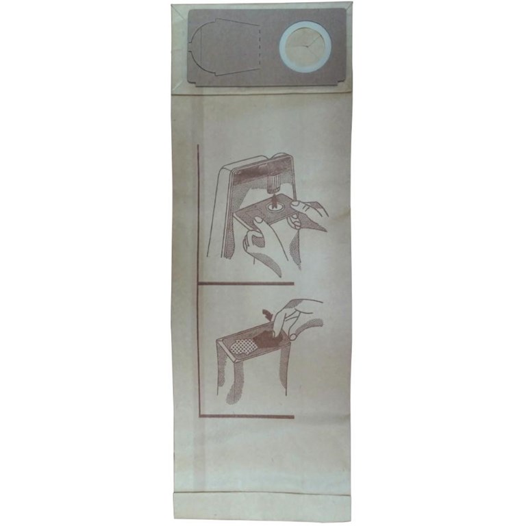 Lindhaus Sacs d'aspirateur en papier MPH4 avec 2 filtres, paquet de 10