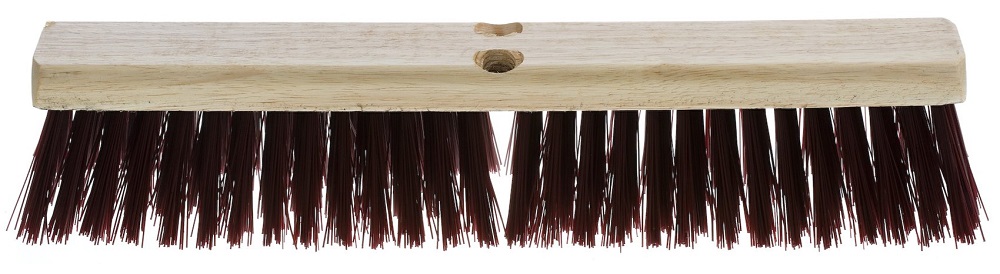 Tête de balai-brosse, fibres de PVC rigides, 24 po