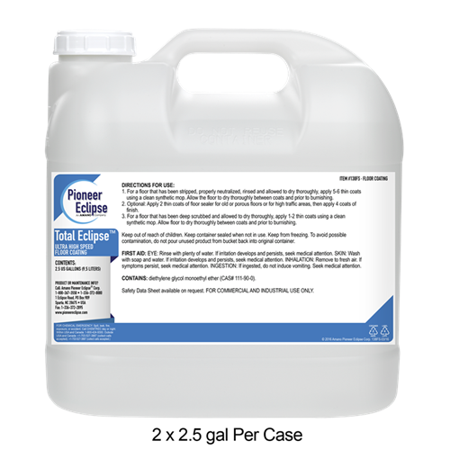 Pioneer Eclipse Total Eclipse Ultra-High-Speed Floor Finish, 2.5 gal