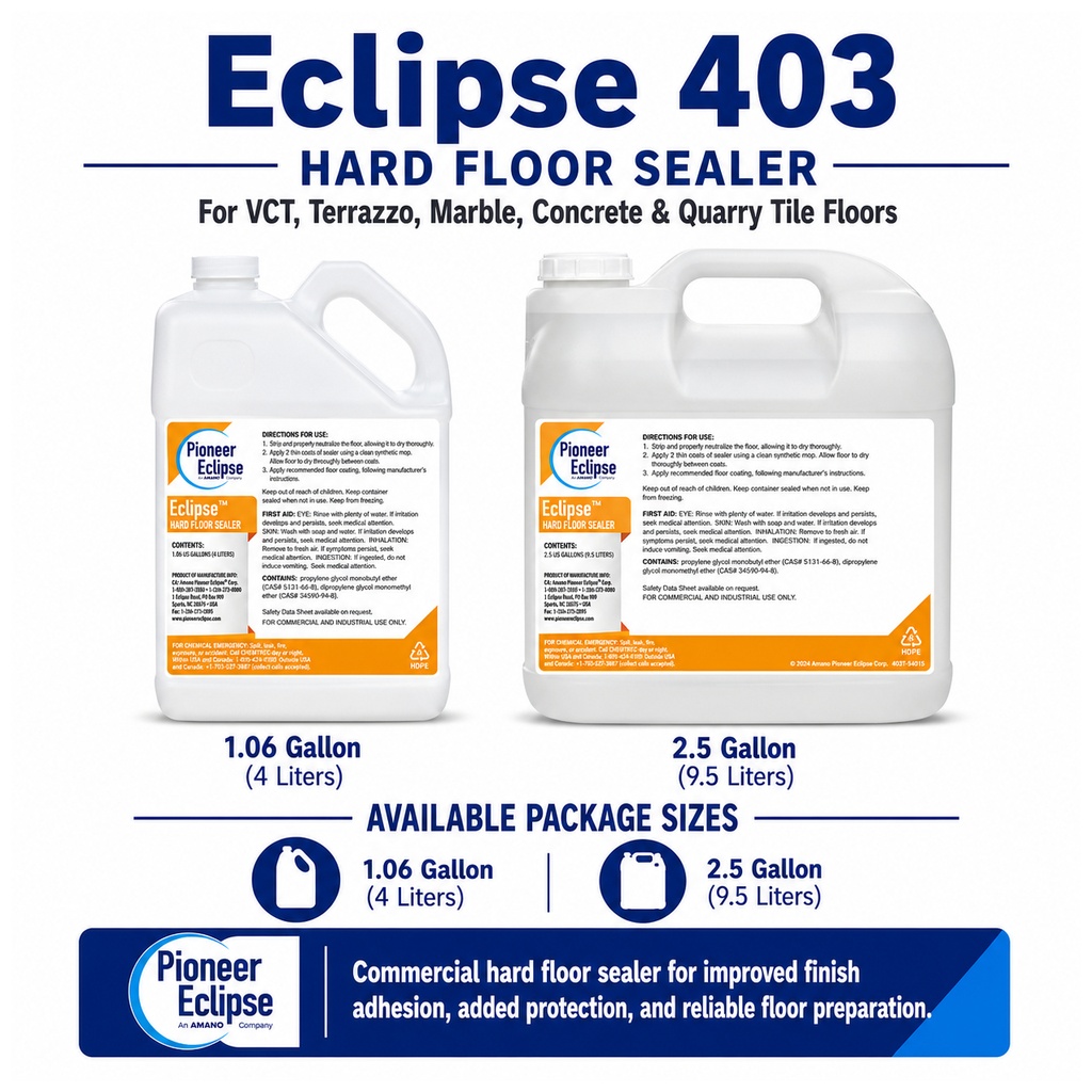 Pioneer Eclipse Eclipse Hard Floor Sealer, 4 L