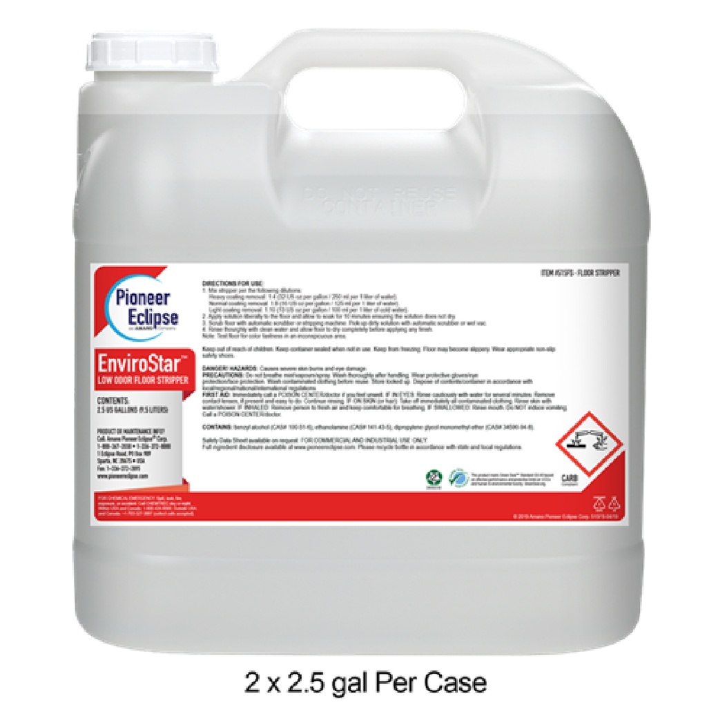 Pioneer Eclipse Décapant à plancher à faible odeur Envirostar Low Odor, 4 L