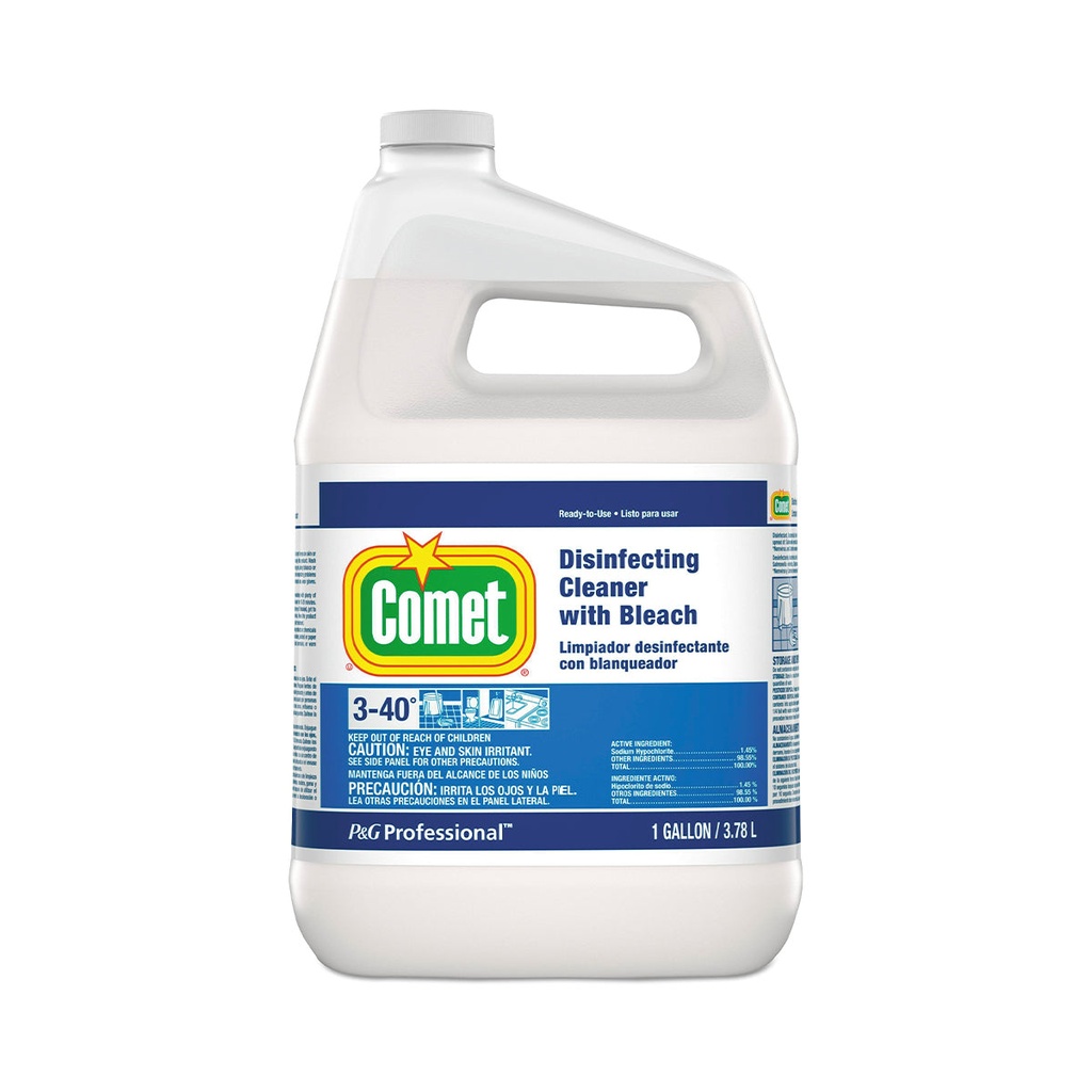 Comet Nettoyant désinfectant avec javellisant, 3,78 L