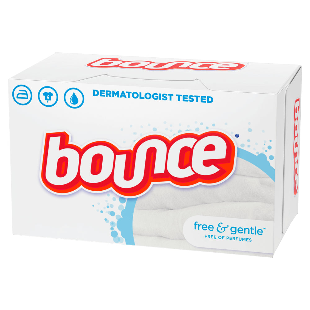Bounce Dryer Sheets, Free & Gentle, Box of 80