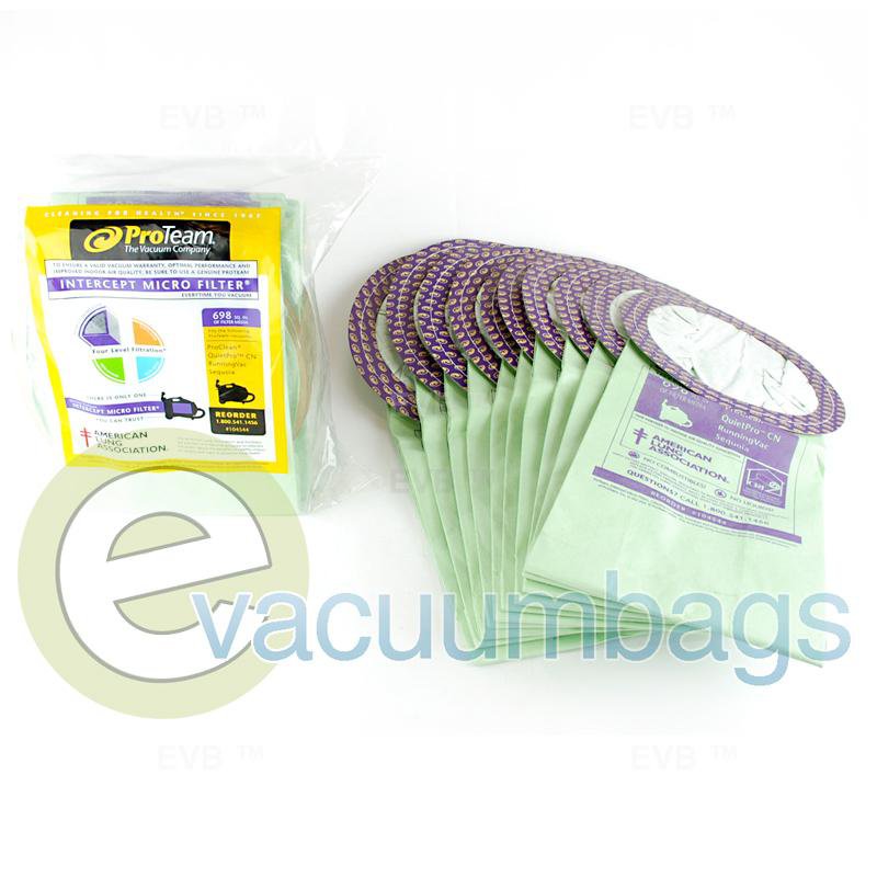 ProTeam Filtres Intercept Micro, 11 L, paquet de 10
