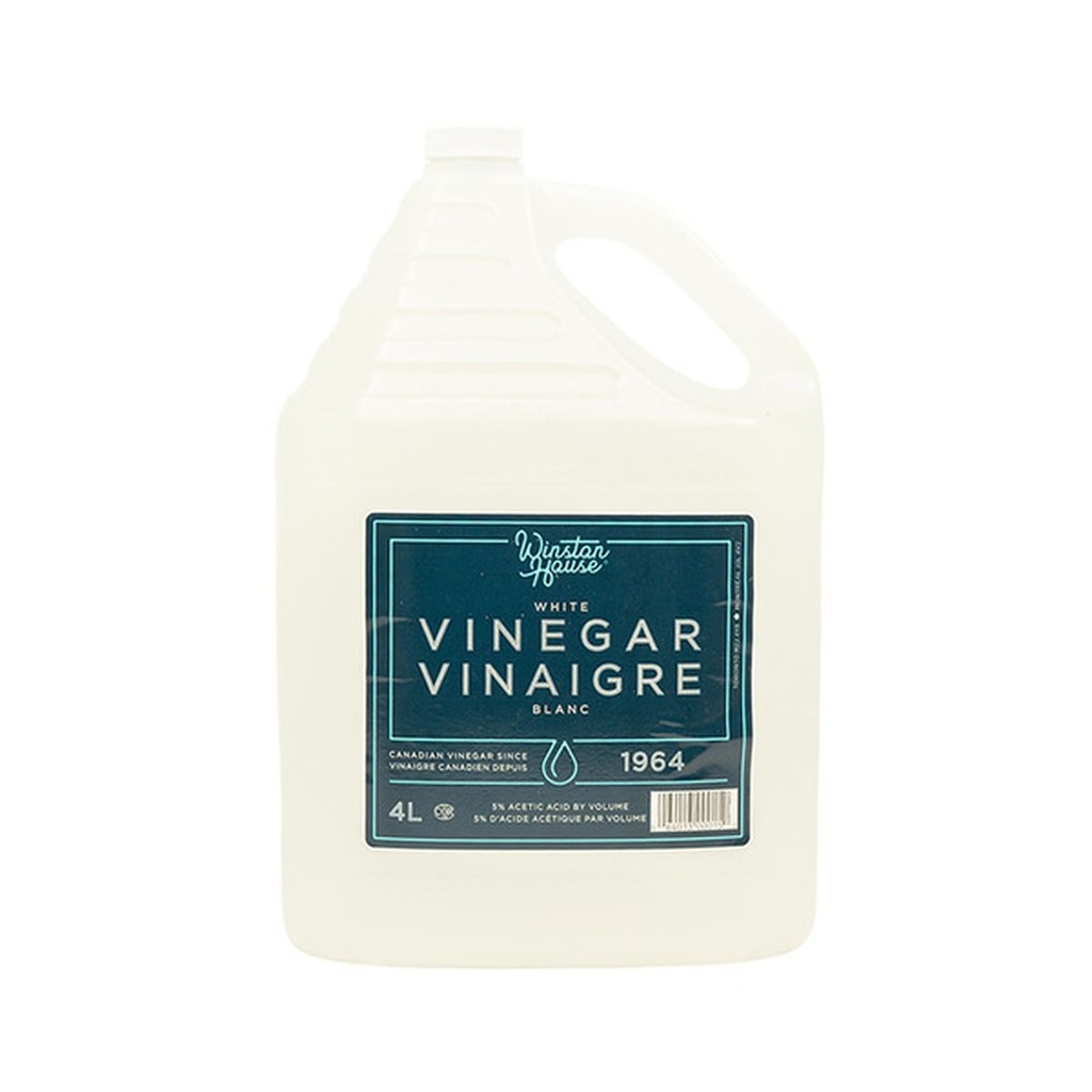 Winston House Vinaigre blanc, 5 %, 4 L