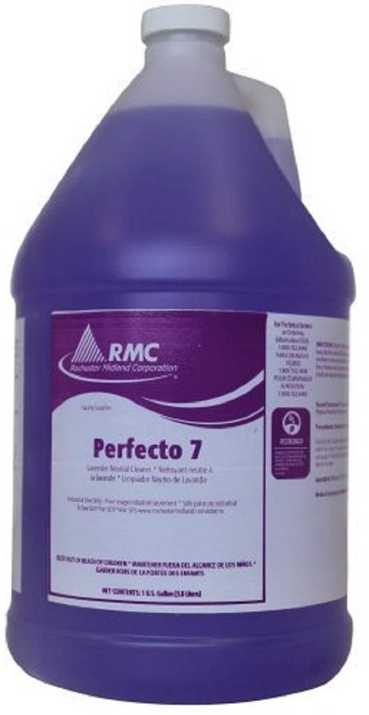 Rochester Midland Perfecto Nettoyant peu moussant pour surfaces dures, lavande, 1 gal