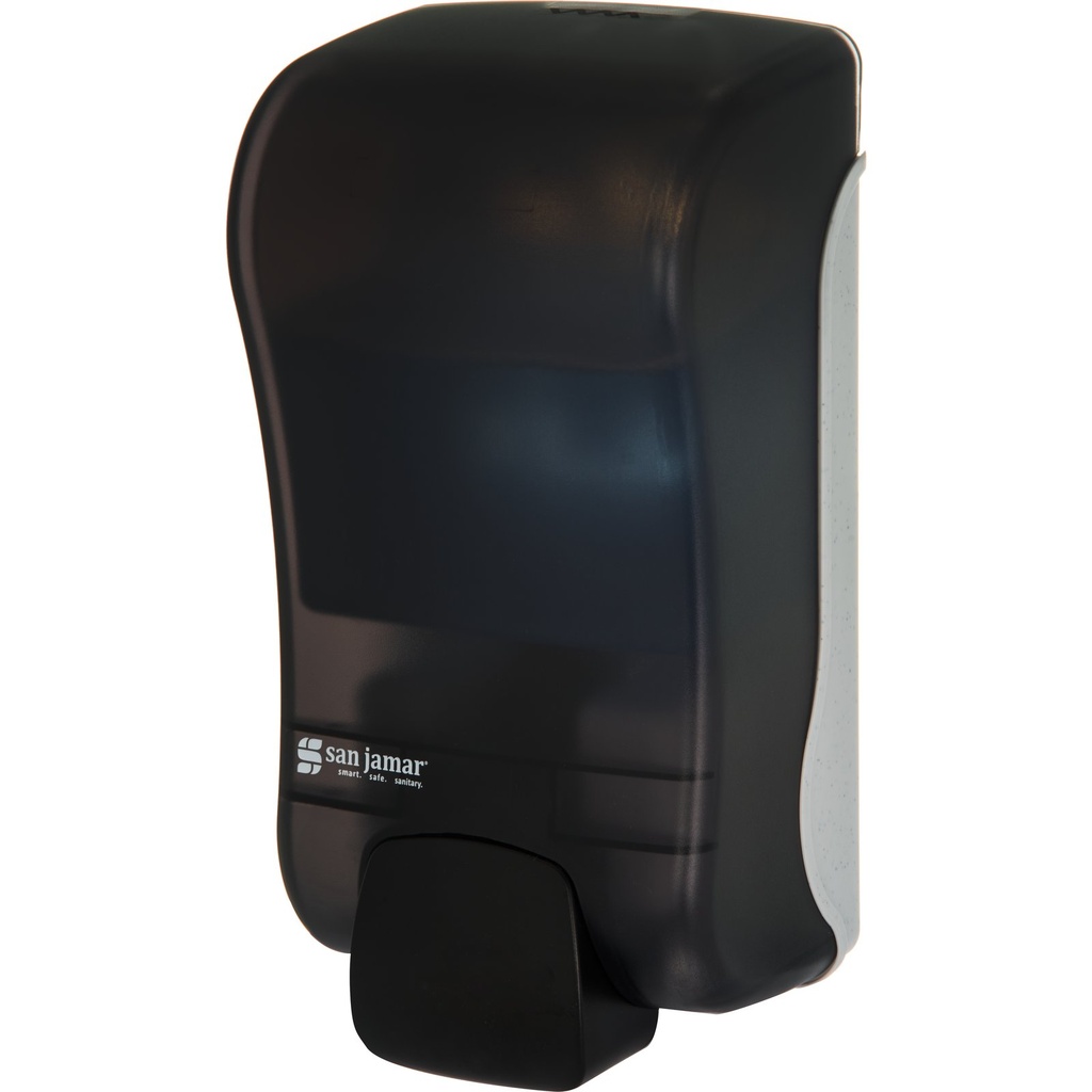 San Jamar Distributrice manuelle de savon moussant pour les mains, noir perle