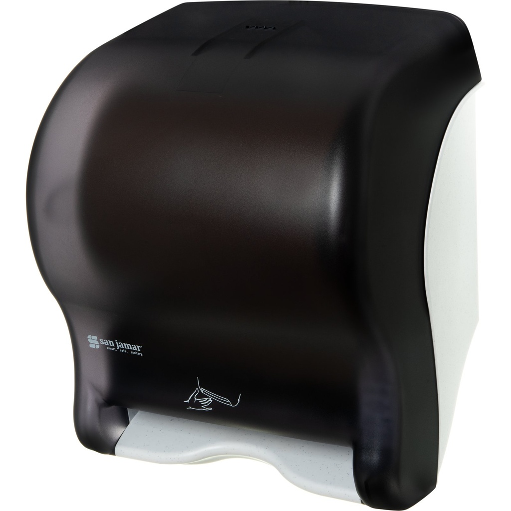 San Jamar Battery-Operated Hand Towel Dispenser, Black Pearl