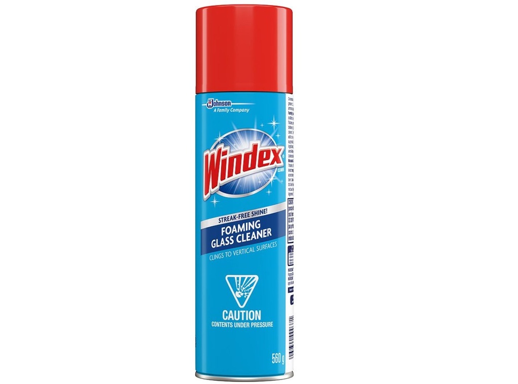 Windex Glass Cleaner with Ammonia, Aerosol, 560 g