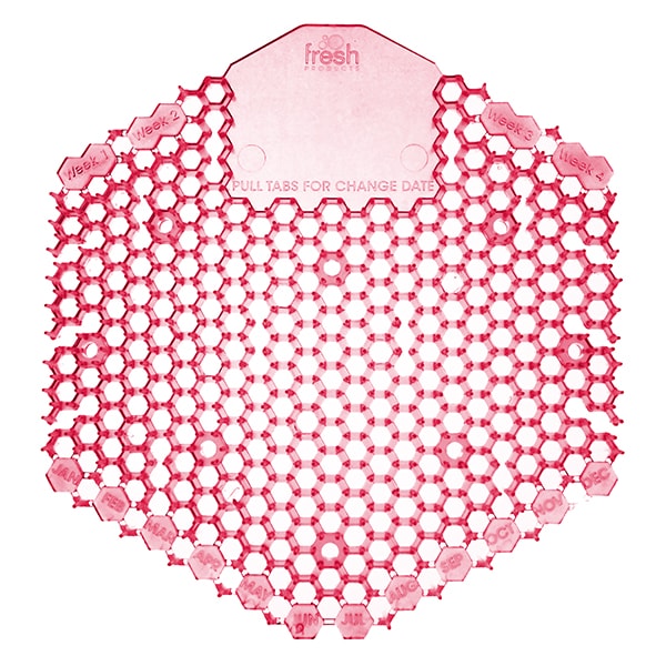 SaniDépôt Tamis d'urinoir Wave 3D, pomme épicée, paquet de 2