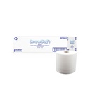 Snow Soft Deluxe TAD 2-Ply Hardwound Paper Towel Rolls, White, 700 ft, Case of 6
