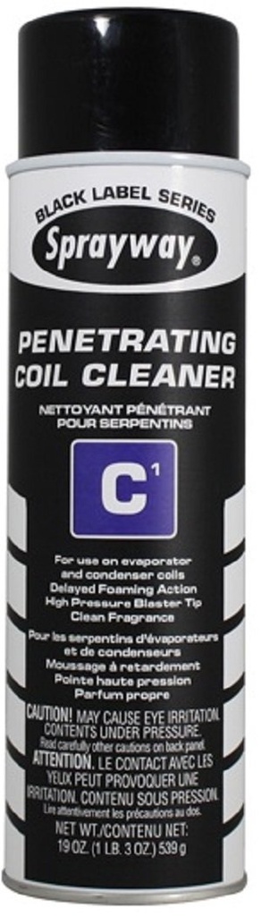 Sprayway Nettoyant pénétrant pour serpentins P350 Black Label C1 en aérosol, 539 g