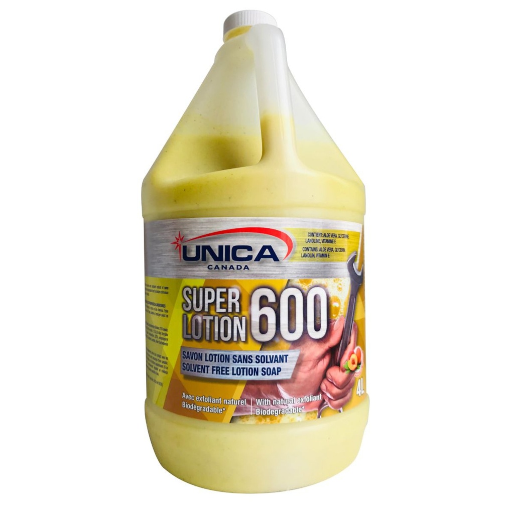 Unica Savon à mains industriel Super Lotion 600, 4 L