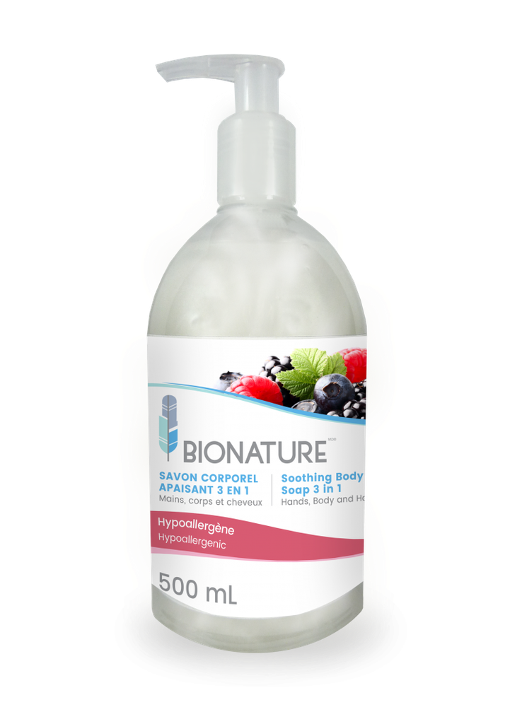 Unica Bionature Hand, Body and Hair Soap, Fruit Scent, 4 L